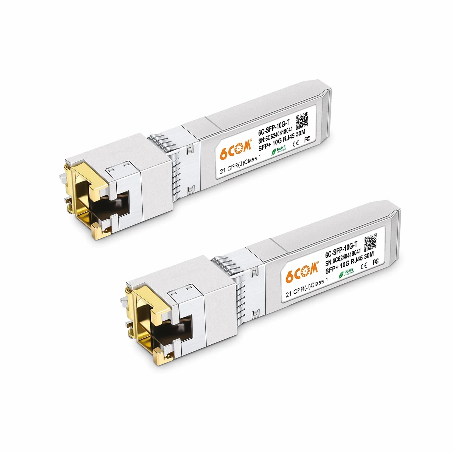 Ricetrasmettitore 10G SFP+ RJ45 10GBase-T CAT6A/CAT7 30m Cisco SFP-10G-T-S Ubiquiti UF-RJ45-10G MikroTik S+RJ10 D-Link
