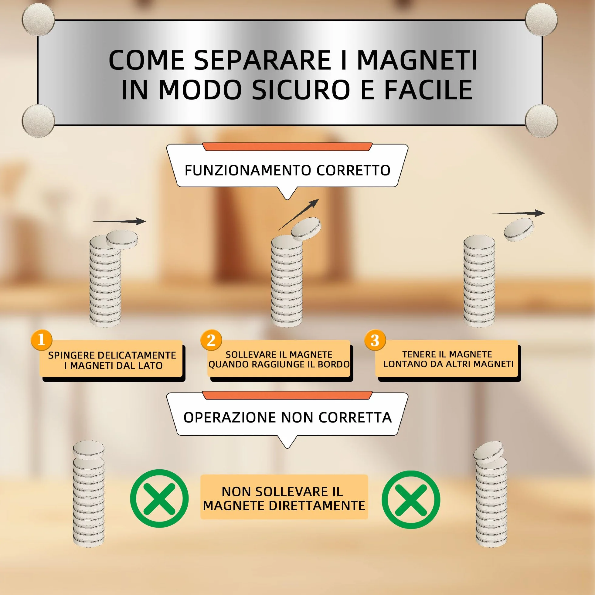 Magenesis 100 magneti al neodimio, 10 x 2 mm, mini magneti, estremamente forti, circa 2 kg