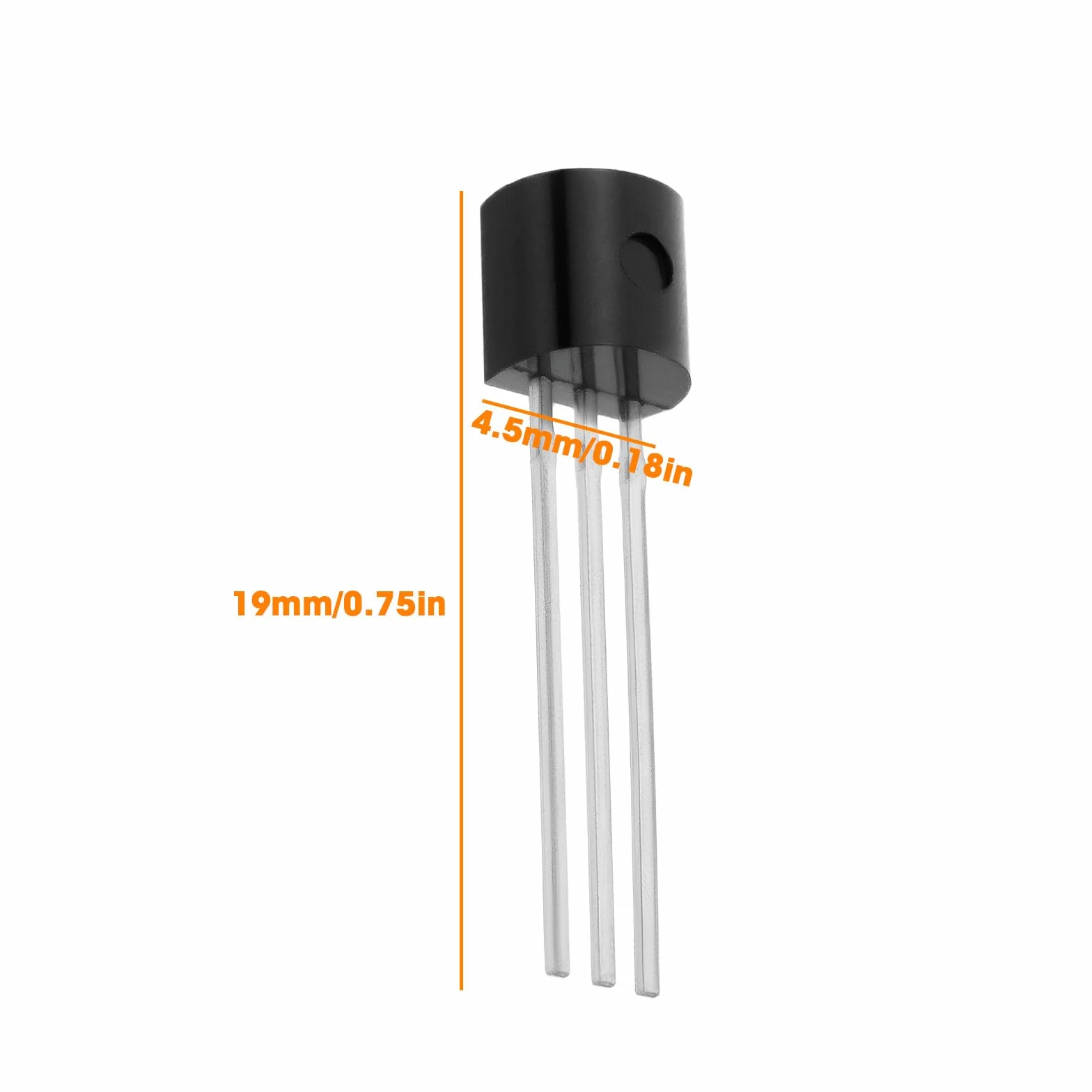 The Lord of the Tools 10PCS J201 50mA 40V JFET N-Channel Transistor TO-92 per amplificazione audio circuiti ad alta impedenza di ingresso