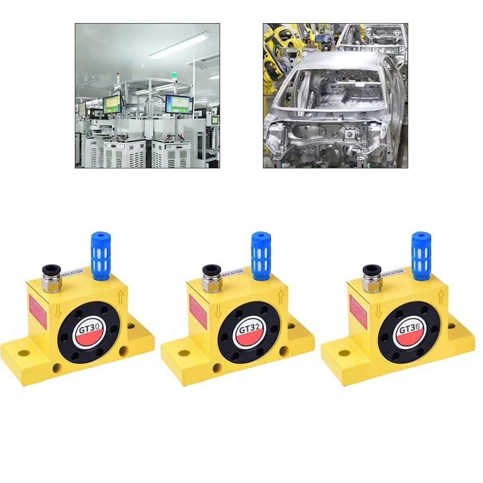 Turbina in lega di alluminio GT 36, vibratore pneumatico a tavola vibrante