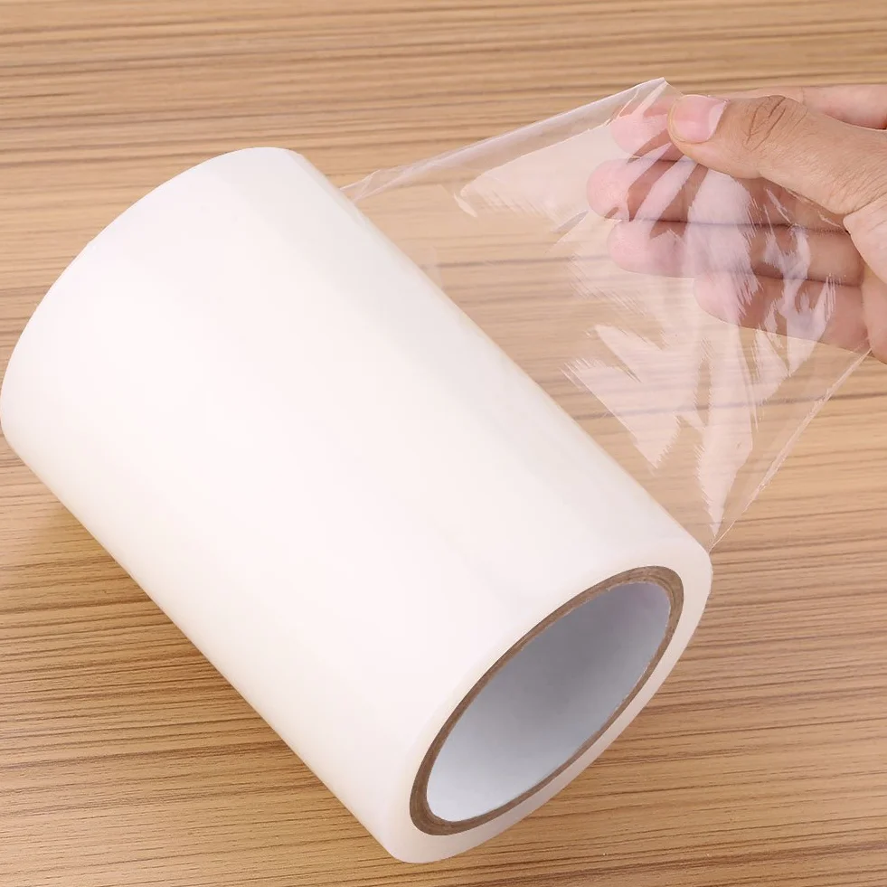 Pellicola di plastica,1 Rotolo 15 x 10,5 cm Forte Adesivo USA e Getta Scarpe Covers Membrana Pellicola per Dispenser Automatico