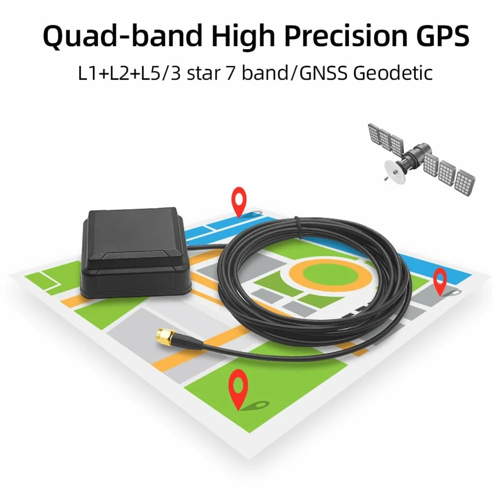 Antenna RTK RTD ad alta precisione Posizionamento Centimetrico L1+L2+L5 Antenna di Misurazione GNSS a 3 satelliti e 7 Frequenze