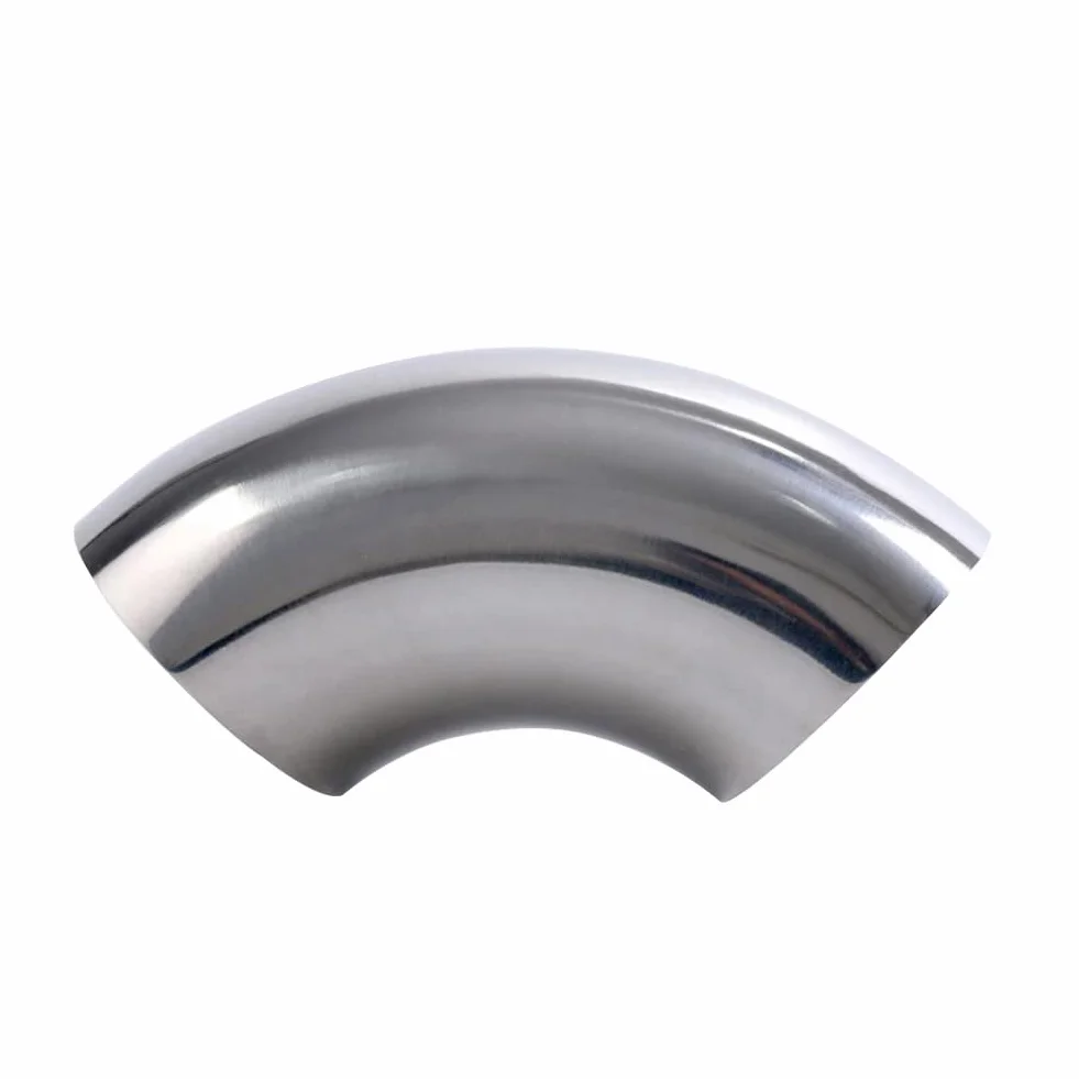 Curva in acciaio inossidabile SS304 90 gradi 65mm 2,5 pollici gomito di piegatura tubo