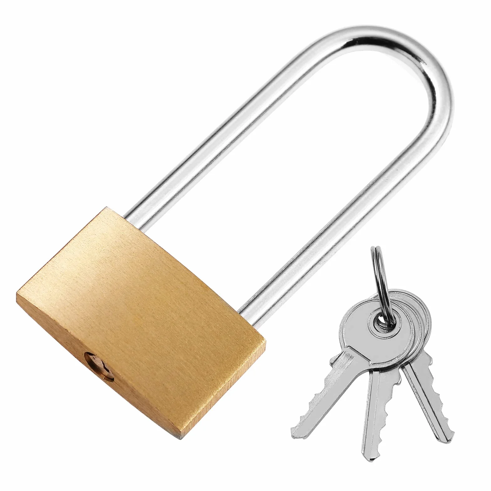 DEUBA® Sbarra Parcheggio Dissuasore 3 Chiavi Lucchetto Pieghevole Acciaio Robusto Barriera Sosta per Posteggio Posto Auto Catena Sbarramento