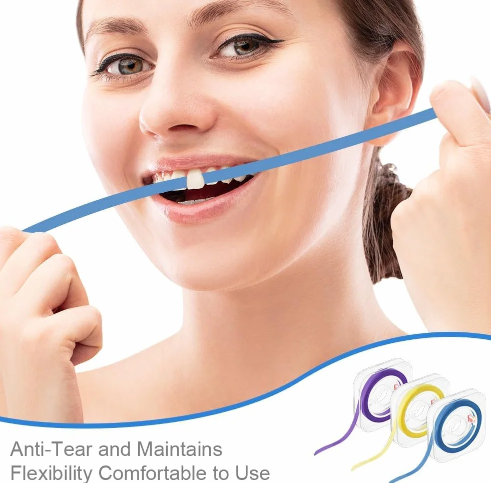 Strisce di lucidatura dentale 30μm 6m/Roll 2PCS Striscia abrasiva per levigatura dei denti
