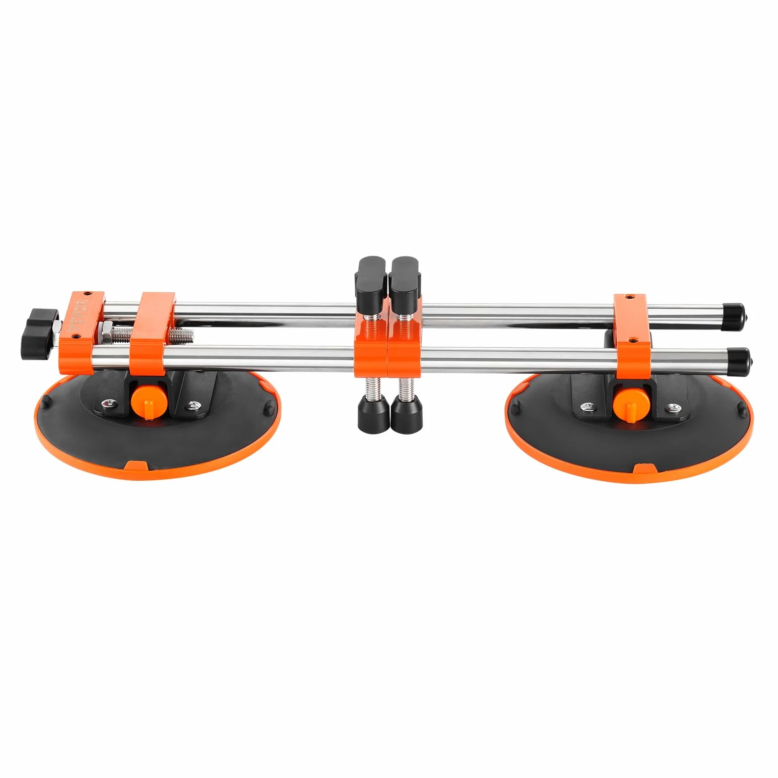 VEVOR Incastonatore per Giunzioni Marmo 435 x 155 x 110 mm 2 Confezioni, posizionatore per giunti in granito con Ventose a Vuoto da 152 mm giuntatrice per giunti e livellamento, Regolabile a 180°