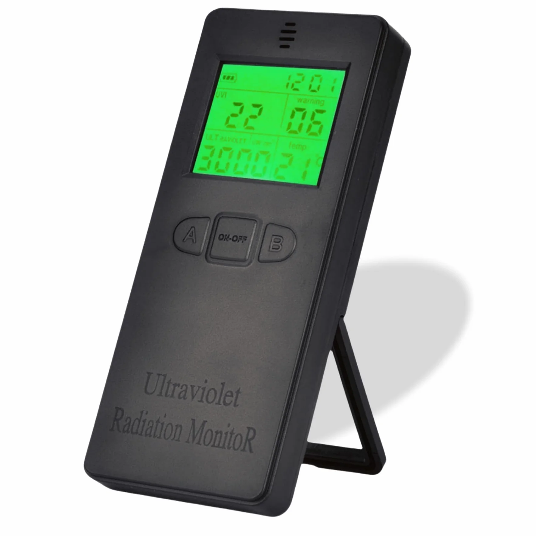 Misuratore di Indice UV Digitale Portatile, Radiometro Digitale, Tester di Radiazione UV con Display LCD Per Misurare La Luce UV
