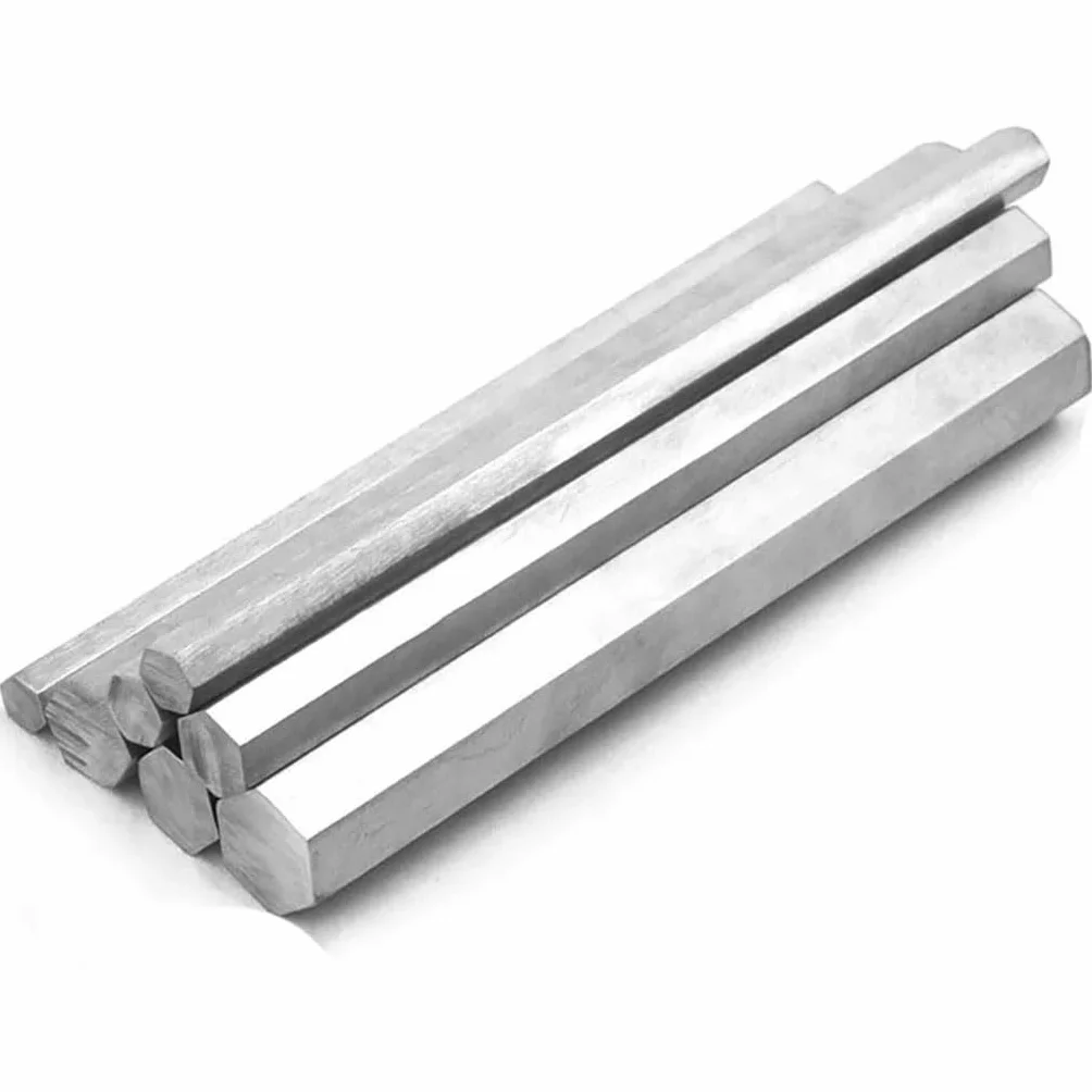 Barra esagonale in acciaio inossidabile 303 da 1 pezzo, aste esagonali esagonali lunghe diametro 5mm-26mm 100/200/300/500mm(10x100mm)