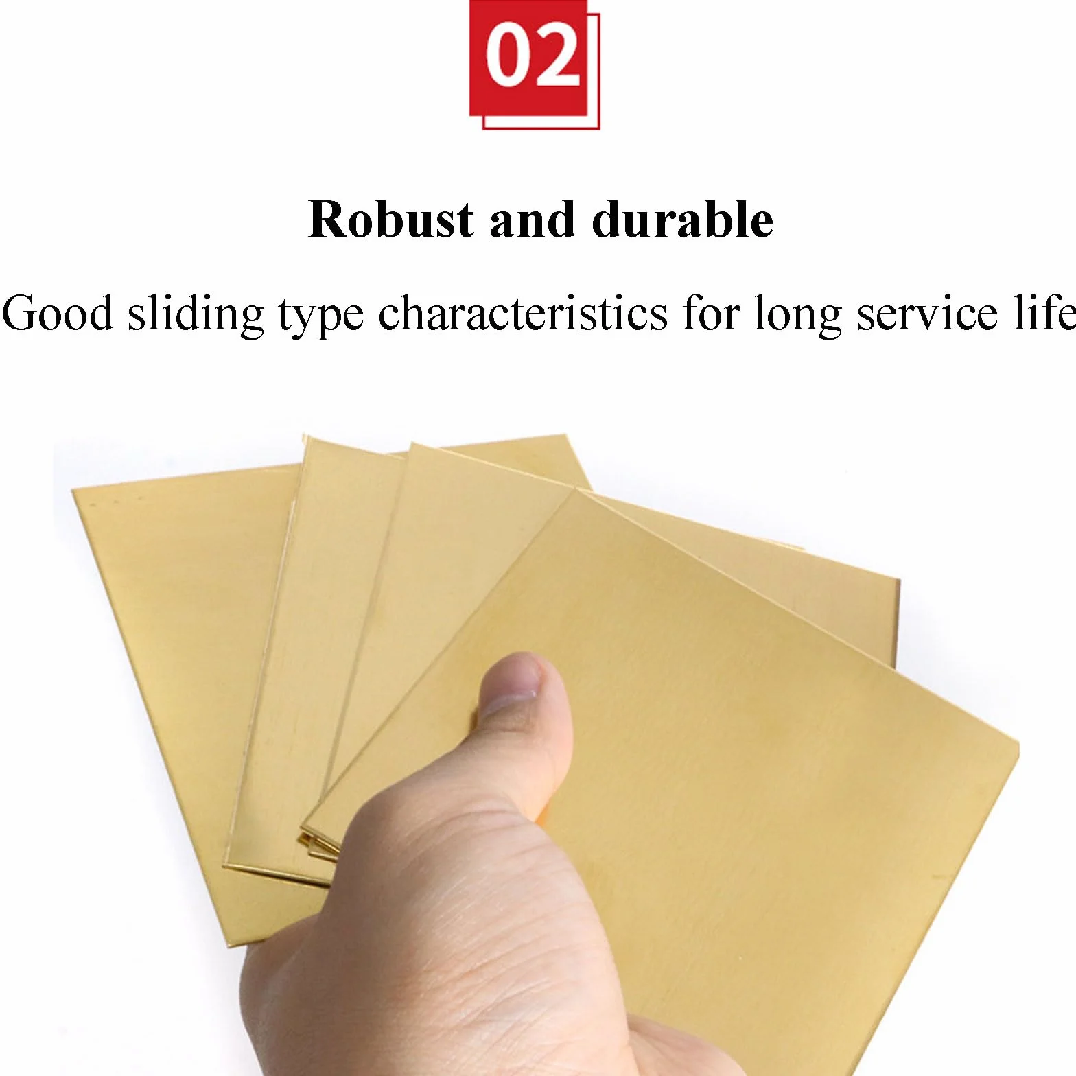 2 Pz Foglio Di Ottone Spessore 2Mm, H62 Piatti Di Ottone per Diy, Elettrico, Riparazione, Industriale/50X200X2Mm