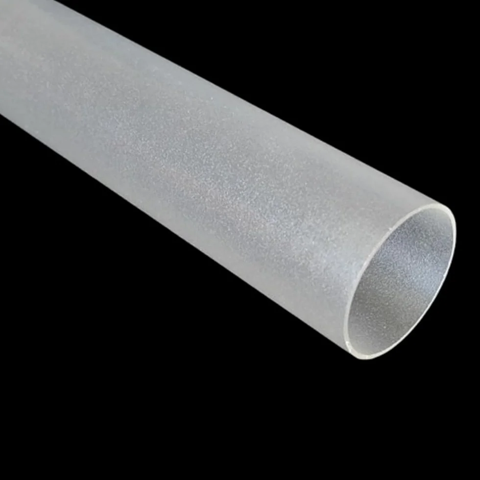 Tubi acrilici satinati PMMA 25MM 20CM per paralumi da giardino acquari fai da te
