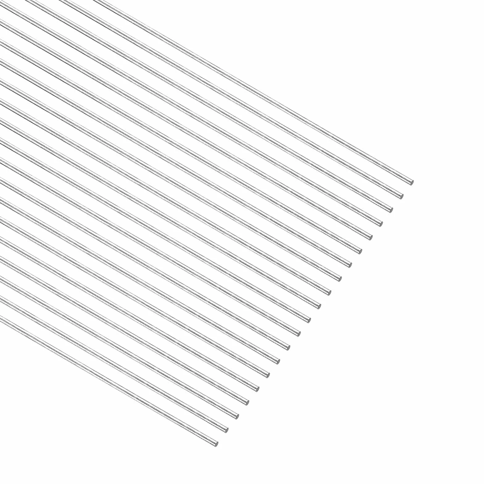 Unifizz Asta rotonda acciaio inossidabile 304 0,5 mm x 250 mm 20 pezzi