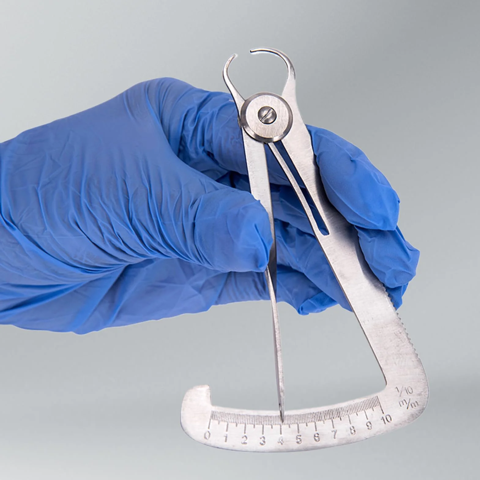 Calibro del triangolo di precisione in acciaio inossidabile - Utensile dentale ad alta precisione, spessore manuale corona