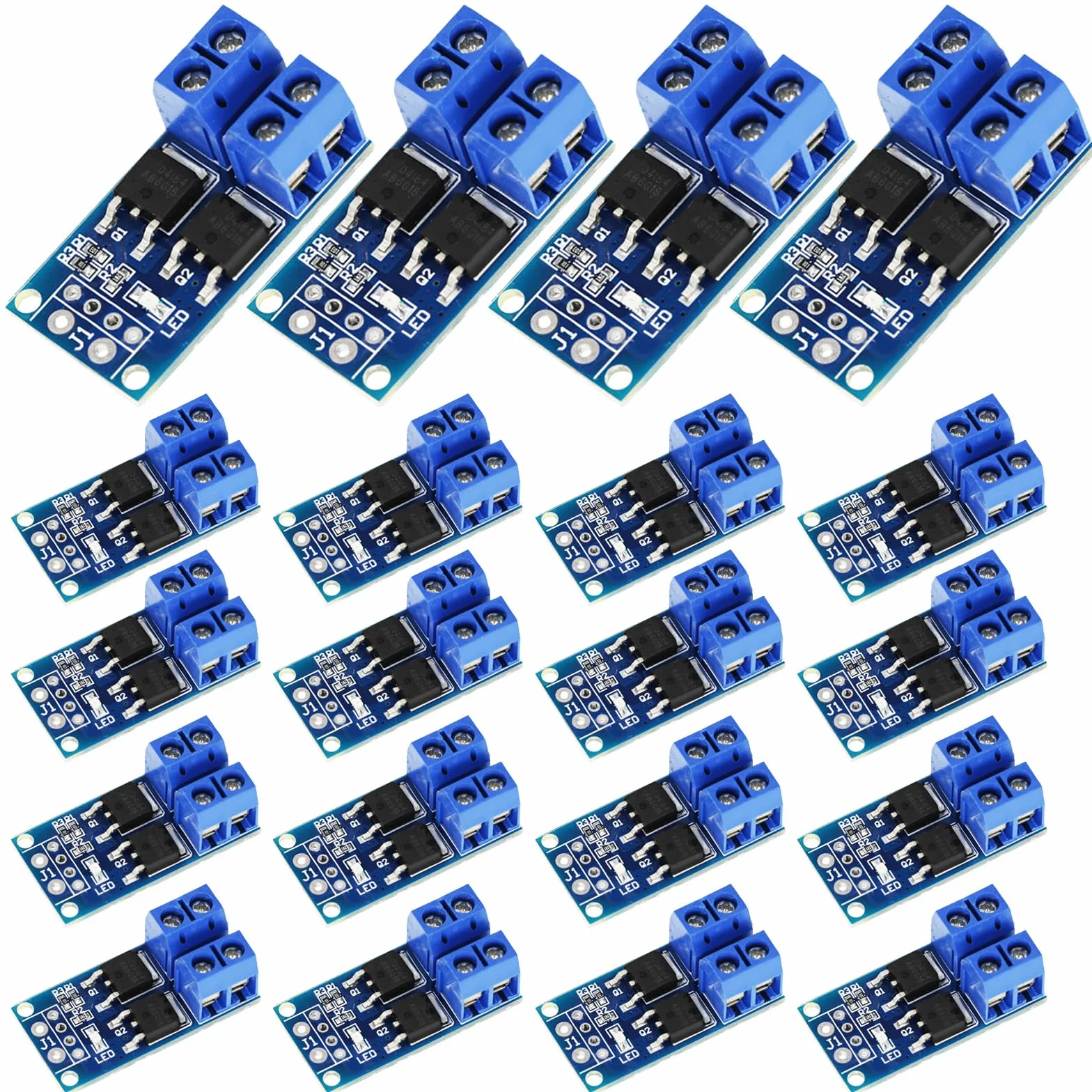 Modulo driver MOSFET 5V-36V 15A 30A 400W PWM regolatore