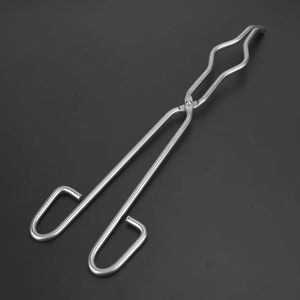 Pinza per crogiolo, Pinza da laboratorio professionale in acciaio inossidabile 400mm per Materiali Scolastici