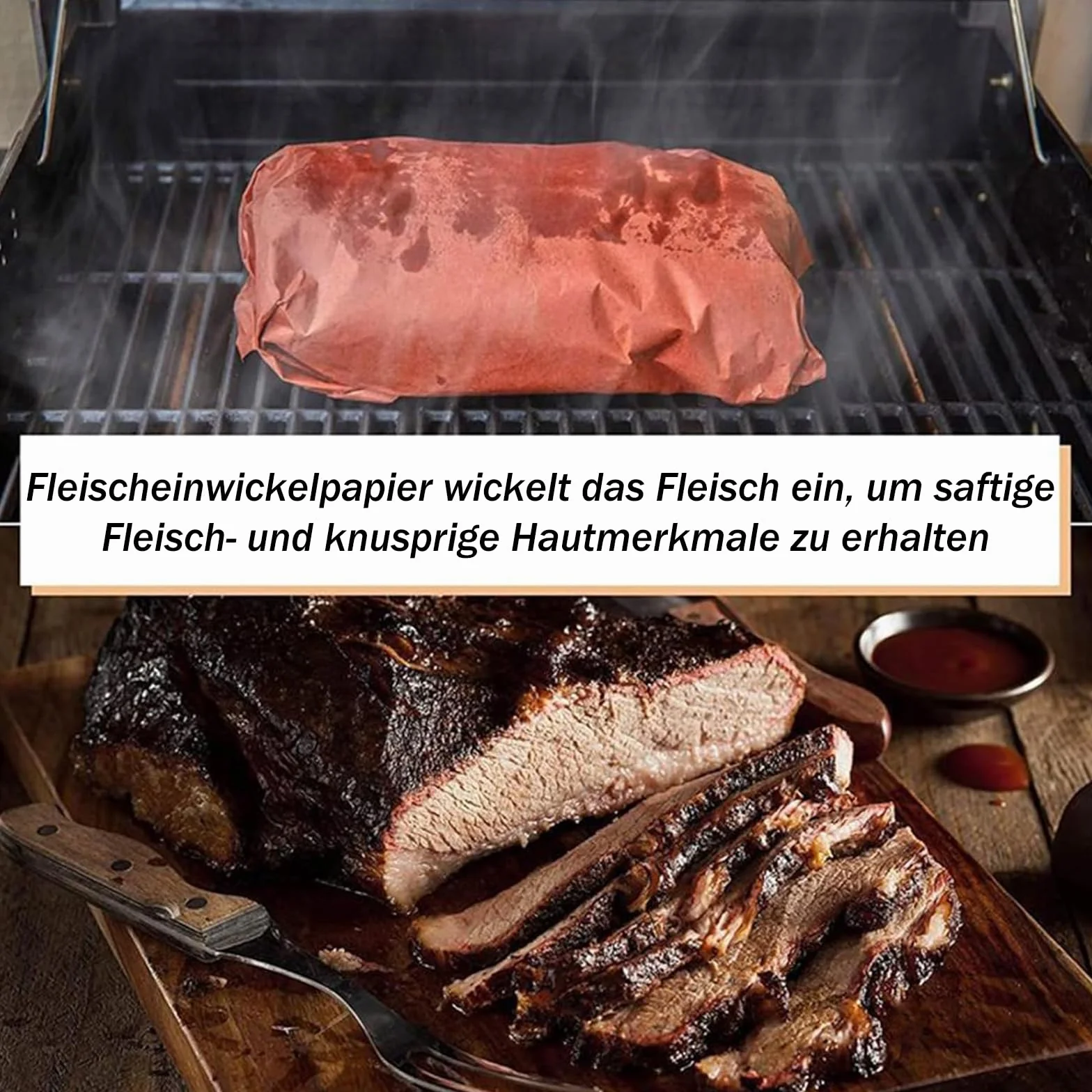 Butcher Paper per affumicatore, carta da macellaio, rotolo di carta kraft originale, per barbecue, 30 cm x 10 m, per cottura a lungo termine, affumicatura, barbecue (1)