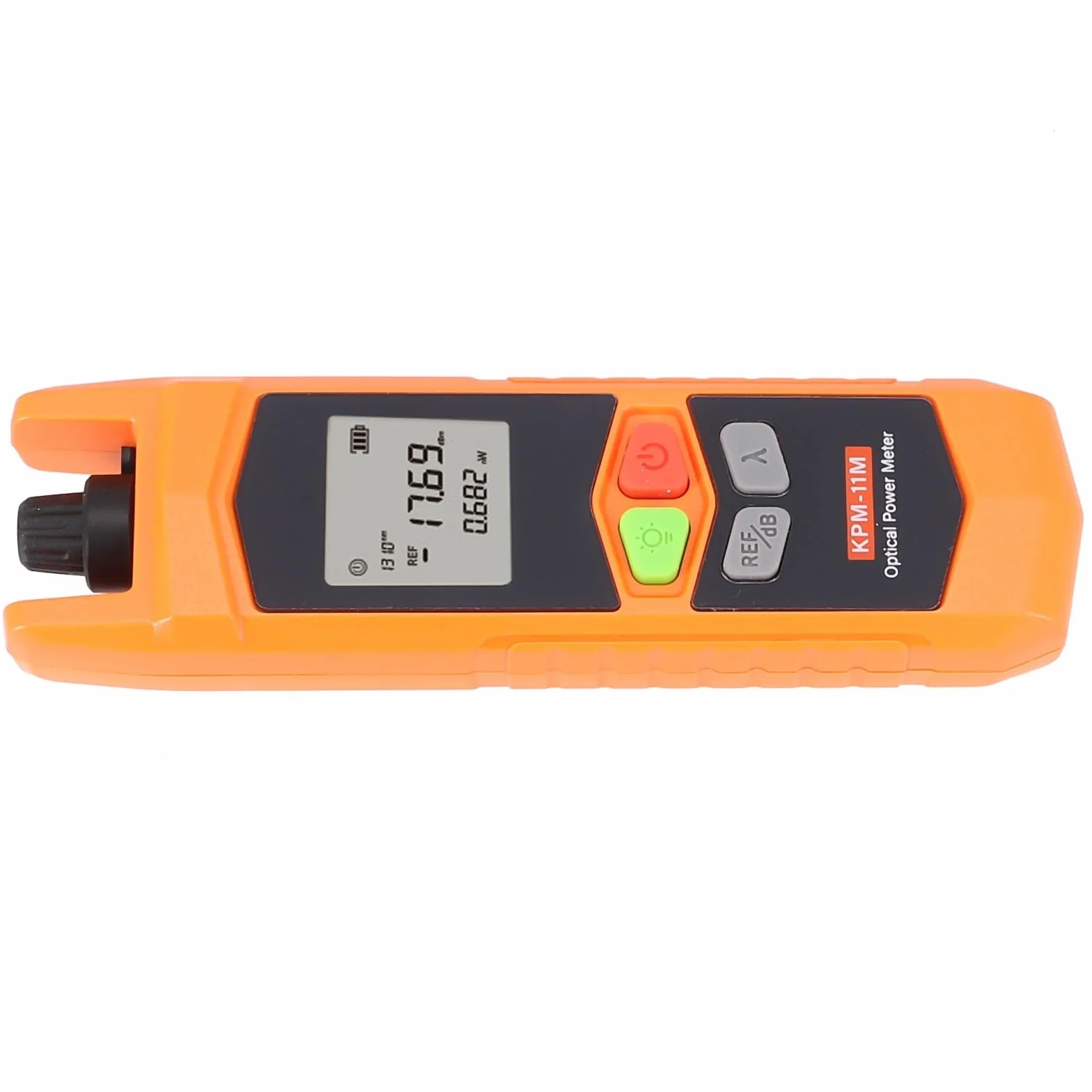 Honseadek Mini misuratore di potenza a fibra ottica -11m con torcia elettrica a led da -70 a 6 dbm gamma di misurazione 7 lunghezze d'onda 850-1625nm Ingaas Probe 2