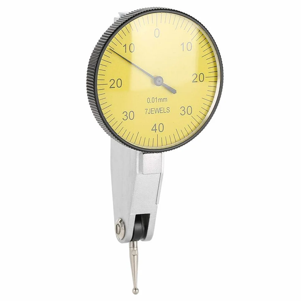Indicatore di prova del quadrante, indicatore di prova con quadrante di precisione 0,01 mm per misurazione durante i lavori di lavorazione, tracciamento e ispezione