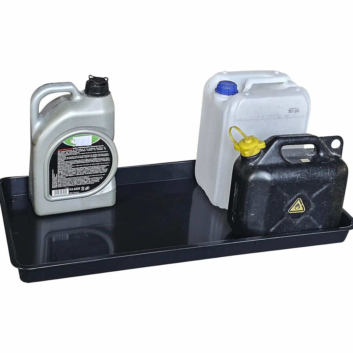 Vasca universale in PE per taniche 11,5 l 790 x 400 x 50 mm impilabile