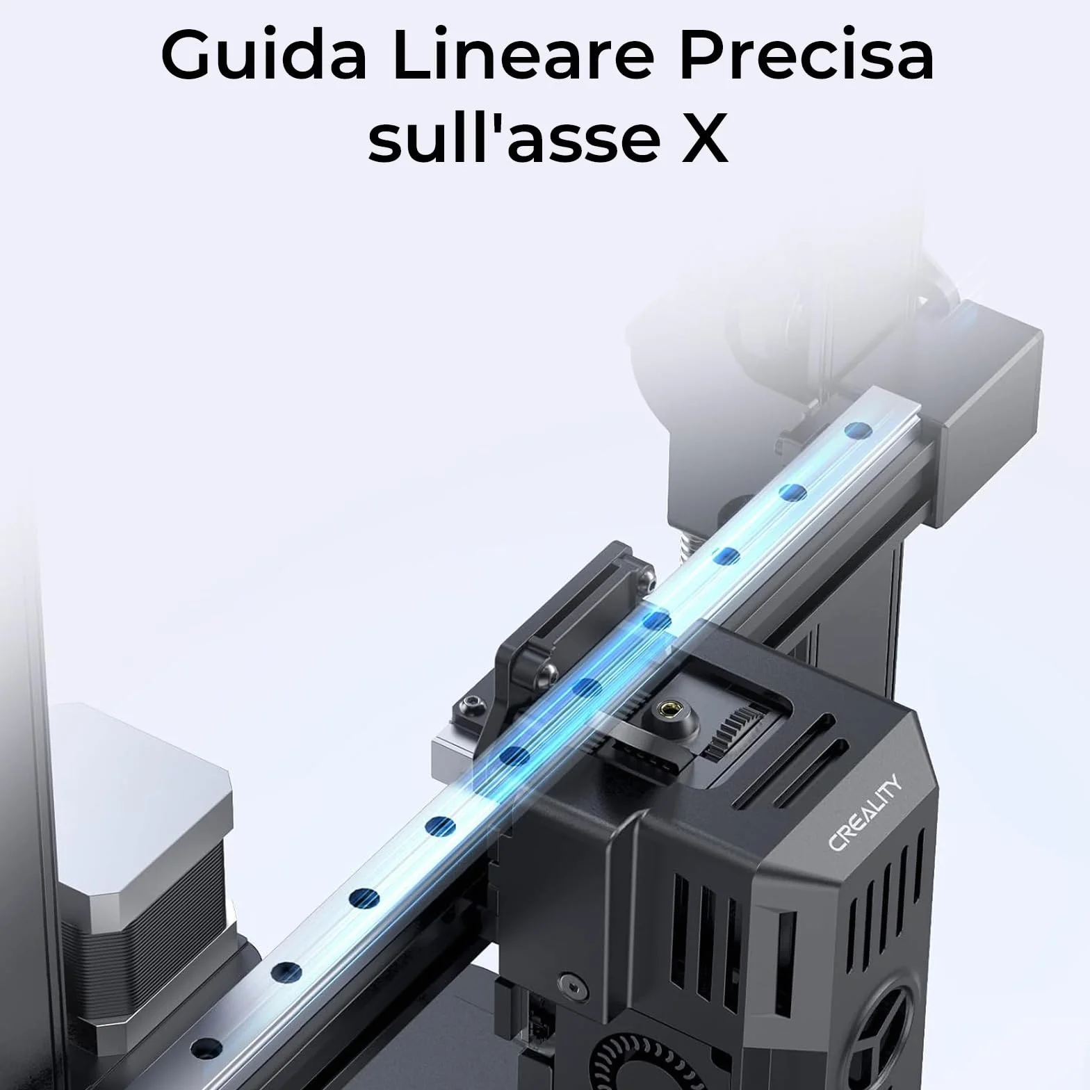 Creality Stampante 3D Ender 3 V3 KE, 500 mm/s di Stampa ad Alta Velocità con Livellamento Automatico, Printer 3D L'estrusore Diretto Sprite Supporta la Stampa a 300℃, Volume di Stampa 220×220×250 mm