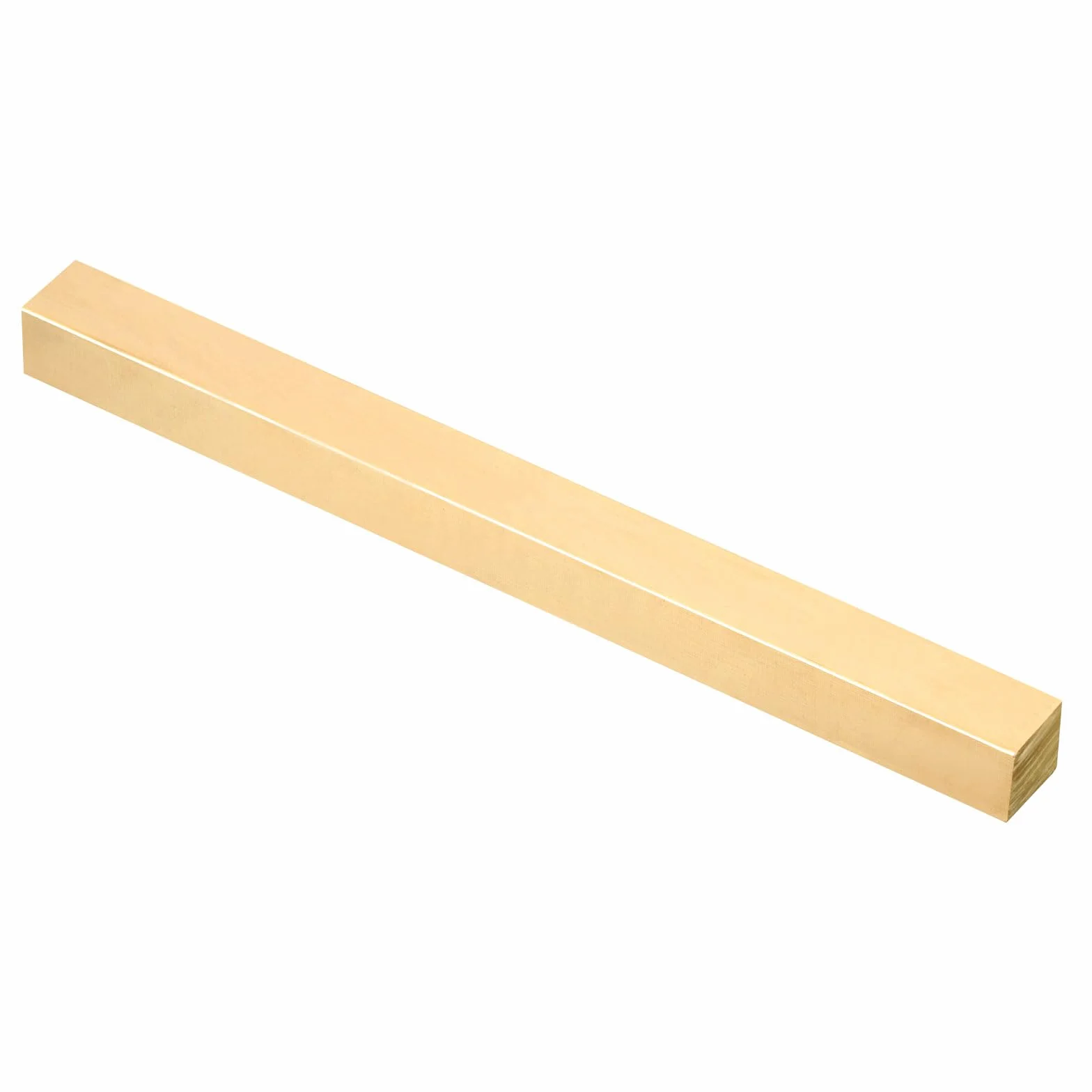PATIKIL 1/2 x 1/2 x 6" Barra Quadrata in Ottone H59, Fresa Quadrata Solida per Manutenzione Artigianale, Decorazione Architettonica Elettrica, Ottone