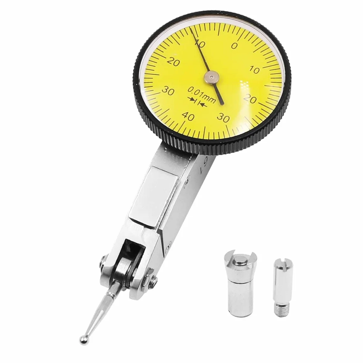 Comparatore a Leva di Precisione 0,01 mm 0-0,8 mm per Misurazioni Assemblaggio Lavorazione