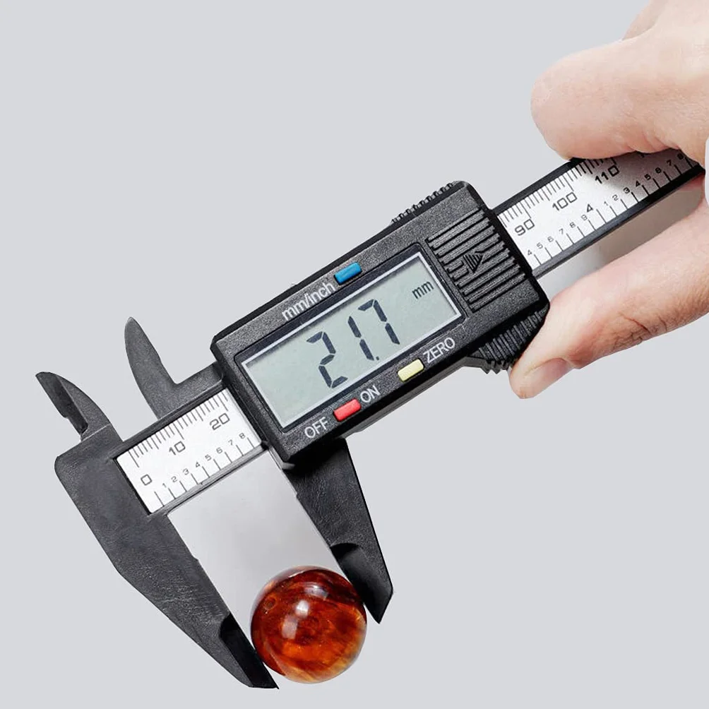 Elettronico Digitale Vernier Calibro 0-100mm Strumento di Misurazione per Gioielli Righello Digitale