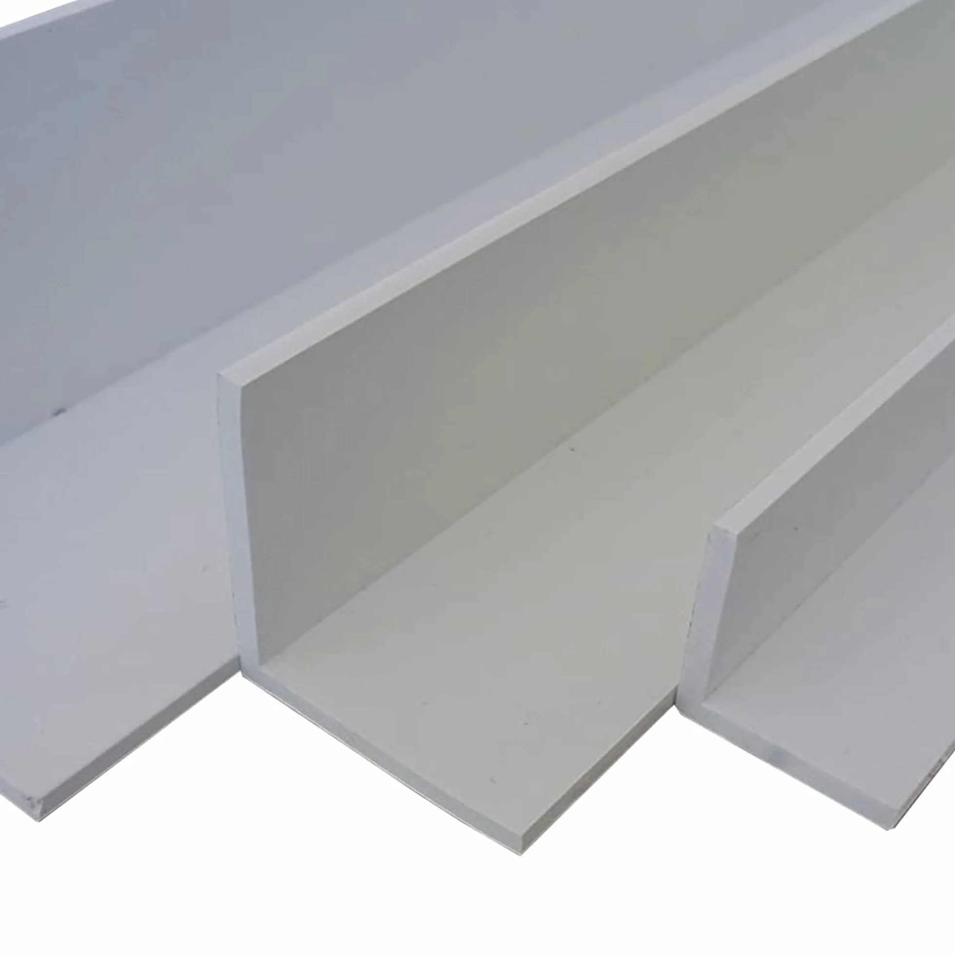 B&T Metall Angolo di plastica rigida, in PVC, bianco, 60 x 40 x 2,5 mm, lunghezza 2 metri