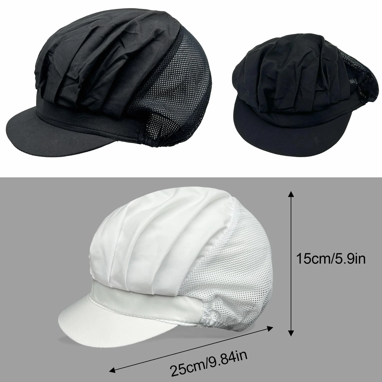 Cappello da Cuoco 4 Pezzi