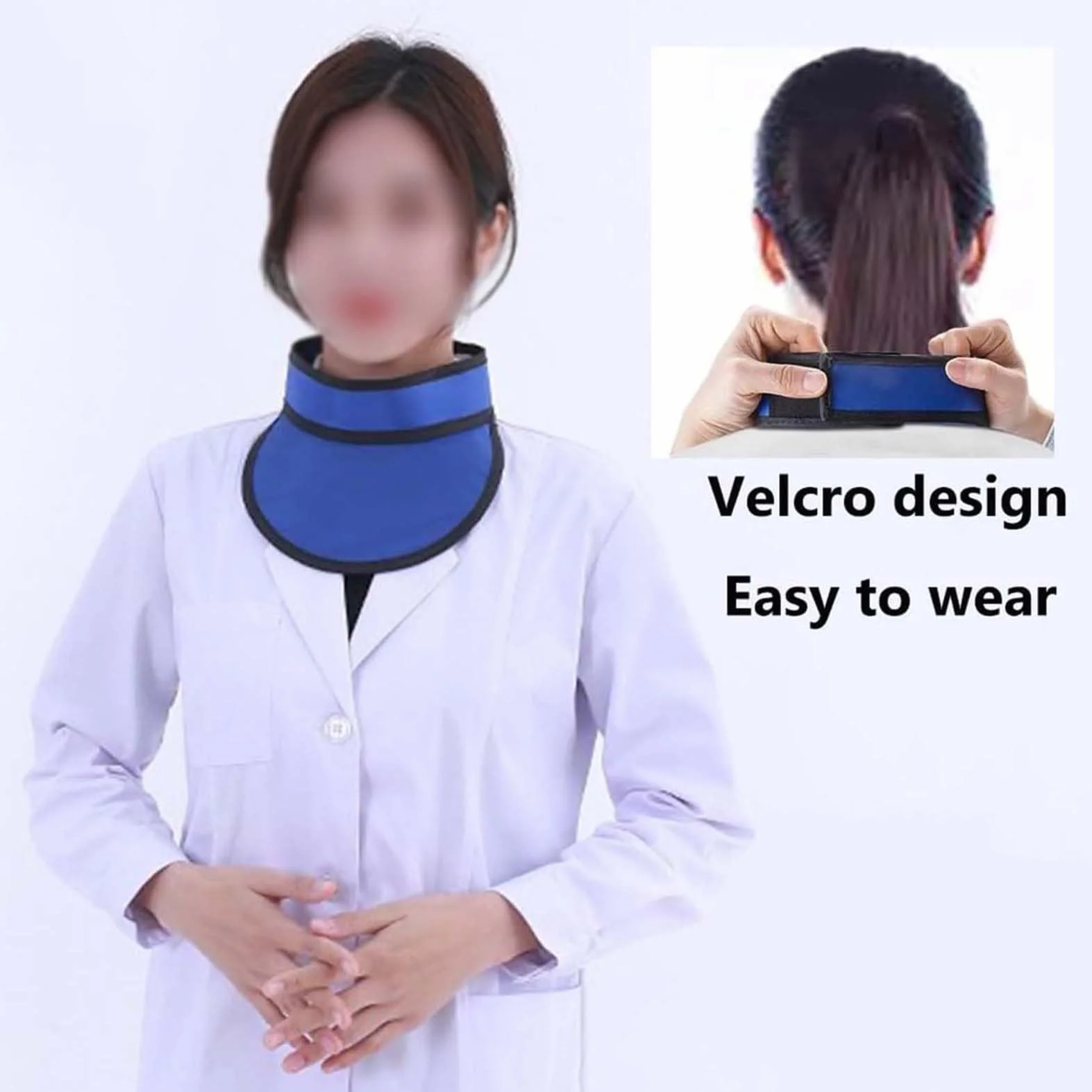 Grembiule di Piombo Leggero 0.5mm Pb Collare Protettivo per Tiroide Protezione dalle Radiazioni