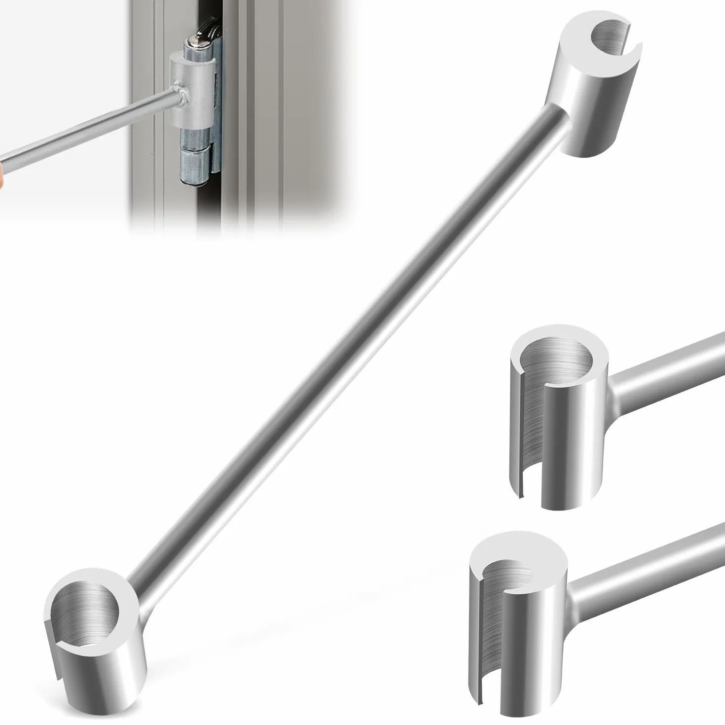Chiave di Regolazione Dello Spazio Delle Cerniere 23-25mm Chiavi Regolabili per Cerniere Strumento di Riparazione Della Cerniera Della Porta per Chiave di Regolazione Dell'Officina Domestica