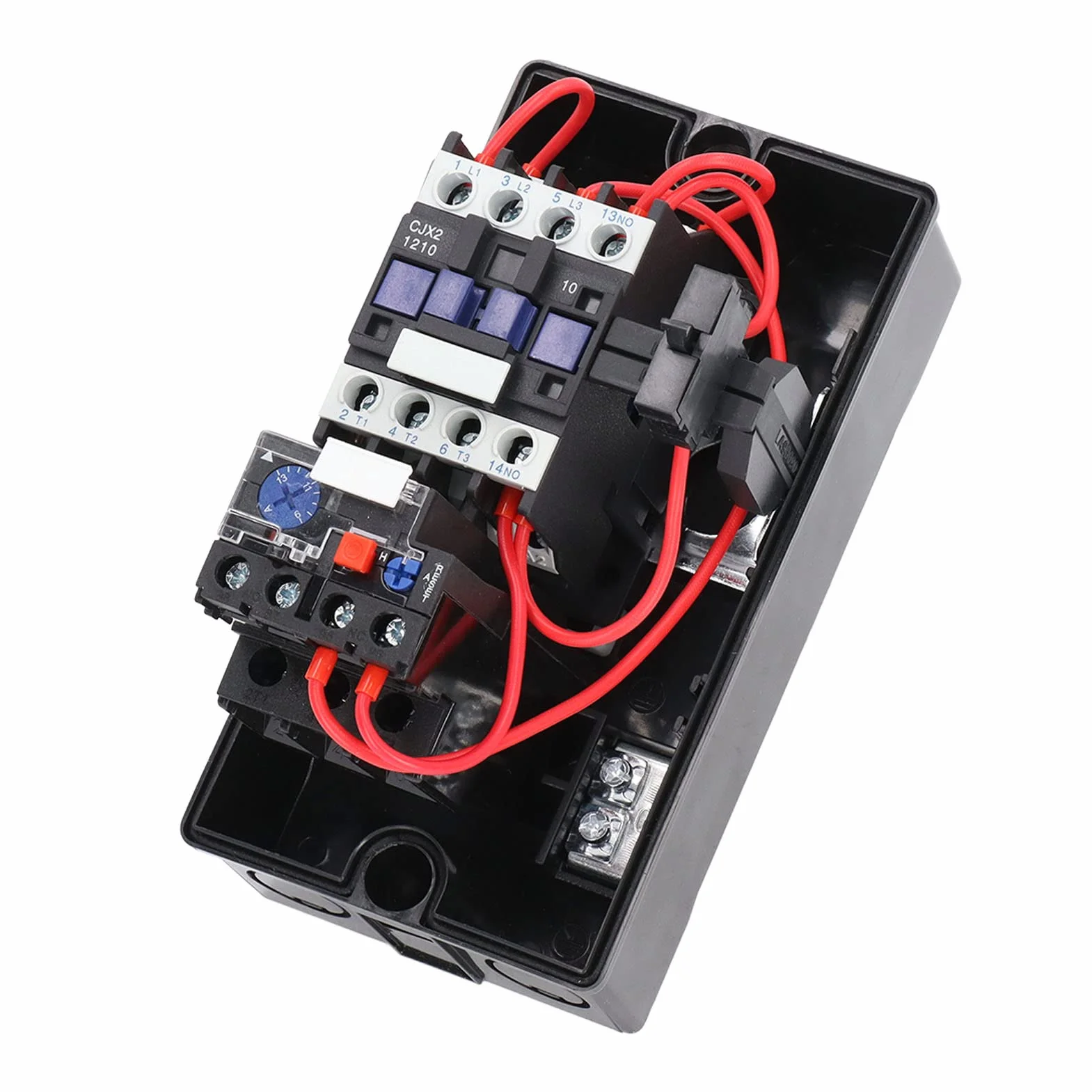 LE1D12M7 Avviatore magnetico Monofase impermeabile 220/230 V Interruttori di controllo avviamento motore Convertitori trifase 380/400 V Scatola interruttore magnetica ignifuga