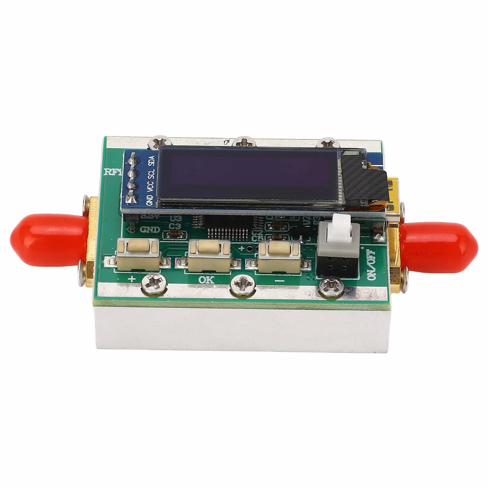 Attenuatore RF Programmabile Modulo Digitale -3800 MHz, Incrementi 0 a 31 DB, Guscio CNC, Controllabile PC, Modulo Attenuatore RF Variabile 5 V per Controllo