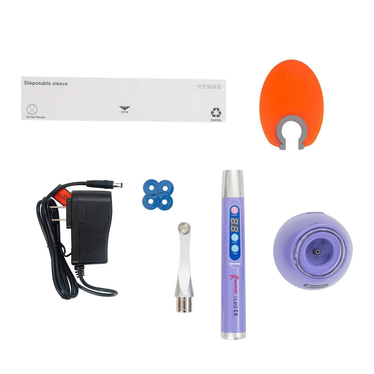Woodpecker iLed MAX DTE Curing Light White/Purple Original 1 sec one Cure