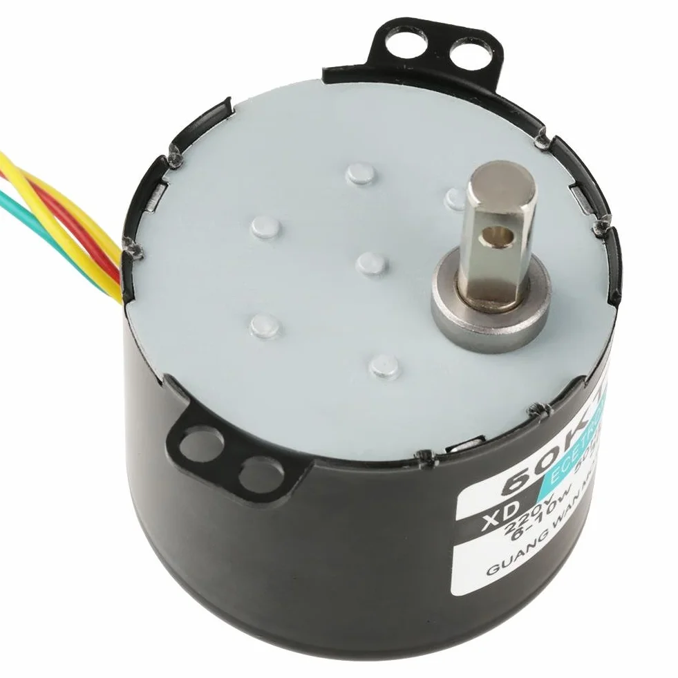 Motoriduttore 220V PVM, Miniatura Magnete Permanente Motore Sincrono CW/CCW Bassa Velocità Ad Alta Coppia Motore Elettrico 50KTYZ AC 220V 6-10W (10RPM)