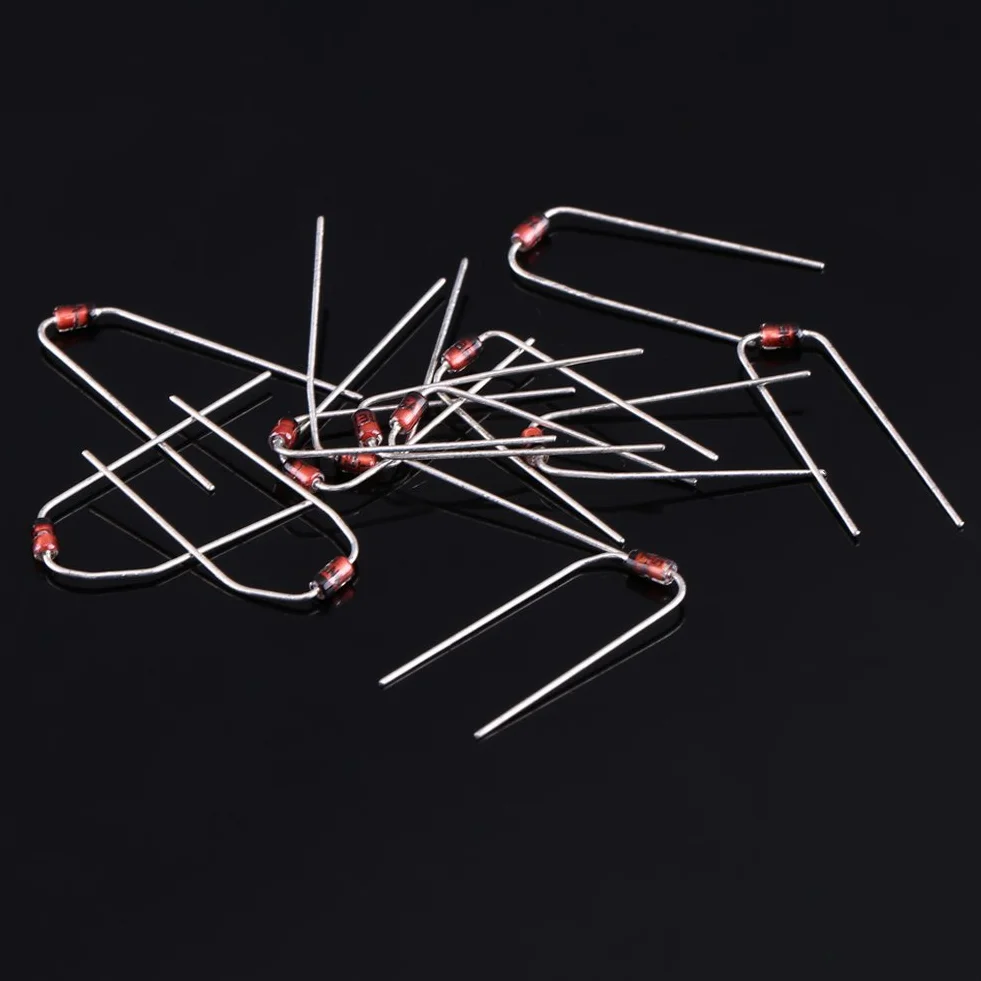 Kit Assortiti Diodi Zener 1W 3,3V-7,5V Set 200 Pezzi 10 Valori 1N4728-1N4737