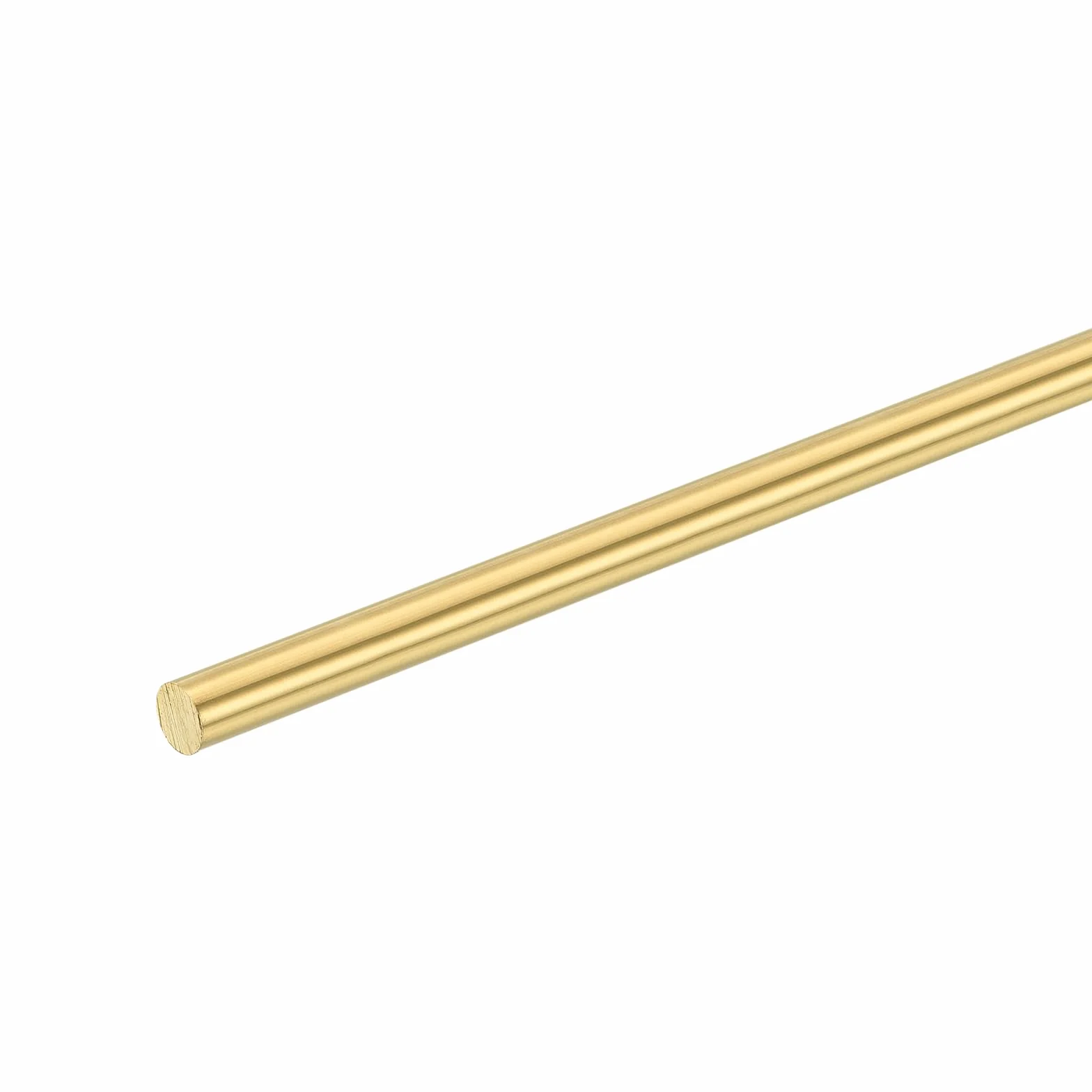 QUARKZMAN Barra Tonda Solida Ottone 9/32" 7mm Diametro 12" 305mm H62 Per Tornio DIY