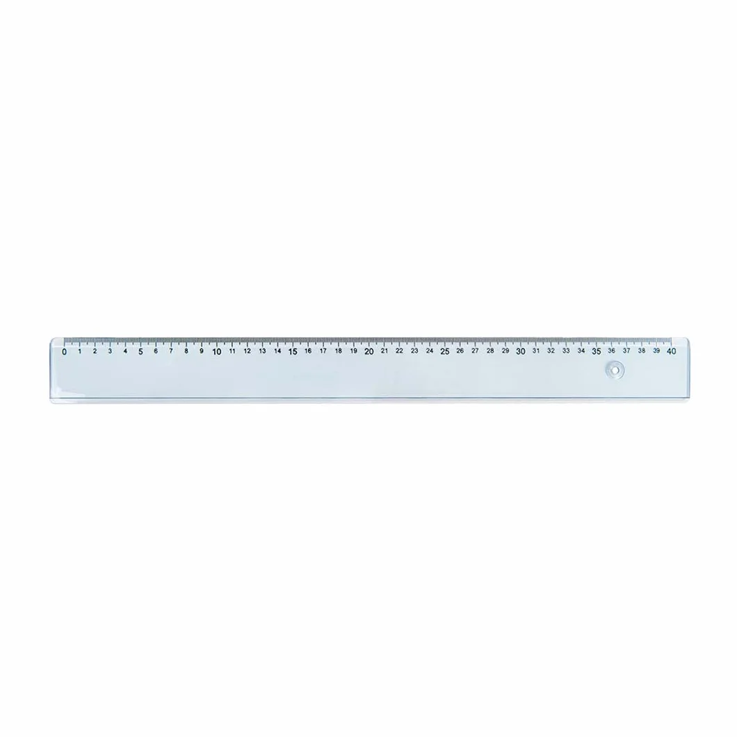 Pryma Riga Trasparente Graduata Righello in Plastica 60 cm per Scuola Disegno Tecnico