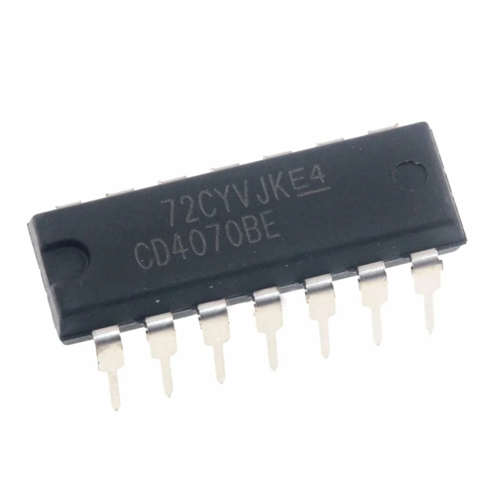 10 pezzi/lotto CD4070BE CD4070BD CD4070 DIP-14 CMOS Quad Esclusivo-O ed Esclusivo-NOR Gate_