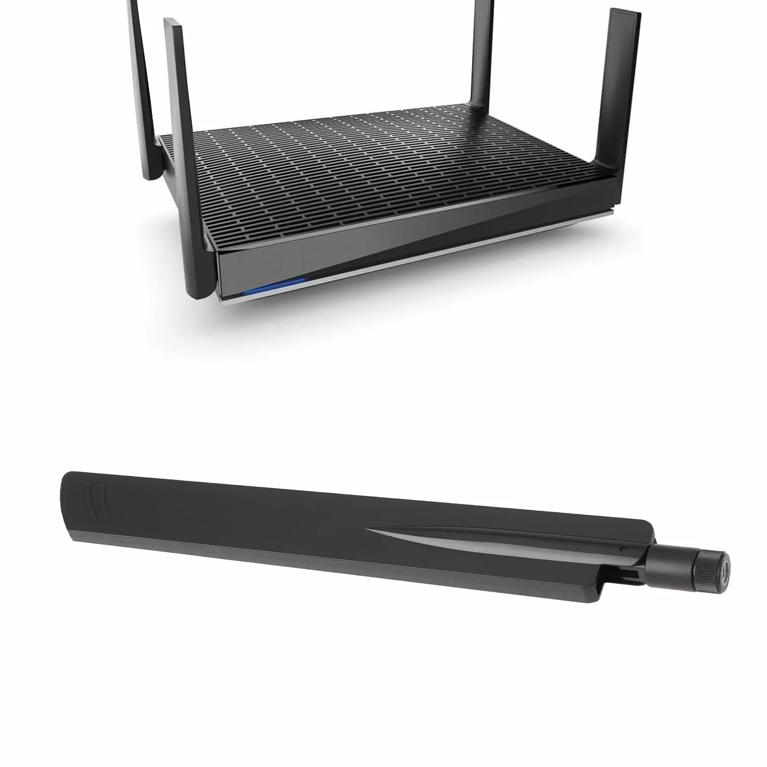 SG Store Antenna Omnidirezionale SMA Ad Alto Guadagno 5G 18dBi Full-Band 600-6000MHz per Apparecchiature di Rete GSM/GPRS/5G/4G//NB-loT Full Band Nera