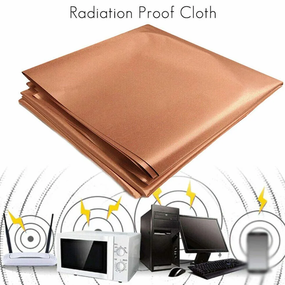 Alicer tessuto di schermatura, rame blocca EMF/EMI ridotto RFID/RF, conduttivo per segnali RF da misuratori intelligenti, radiazioni/singal/WiFi