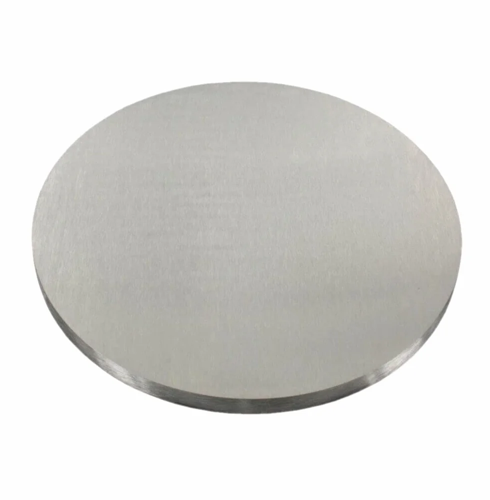 Piastra di ancoraggio in acciaio inox V2A, diametro 70 x 4 mm, piastra di ancoraggio in acciaio inox, rotonda, diametro da 70 x 4 mm, piastra rotonda in acciaio inox, 70 mm