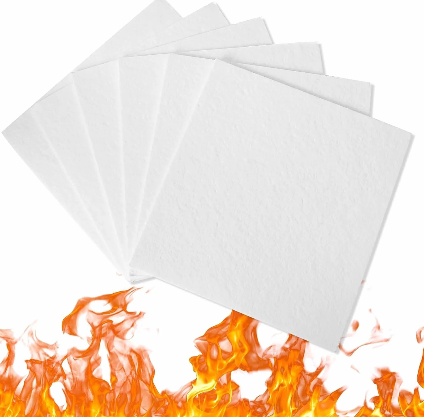 Carta Isolante in Fibra Ceramica Ad Alta Temperatura Foglio Ignifugo per Forni e Caldaie 5mm