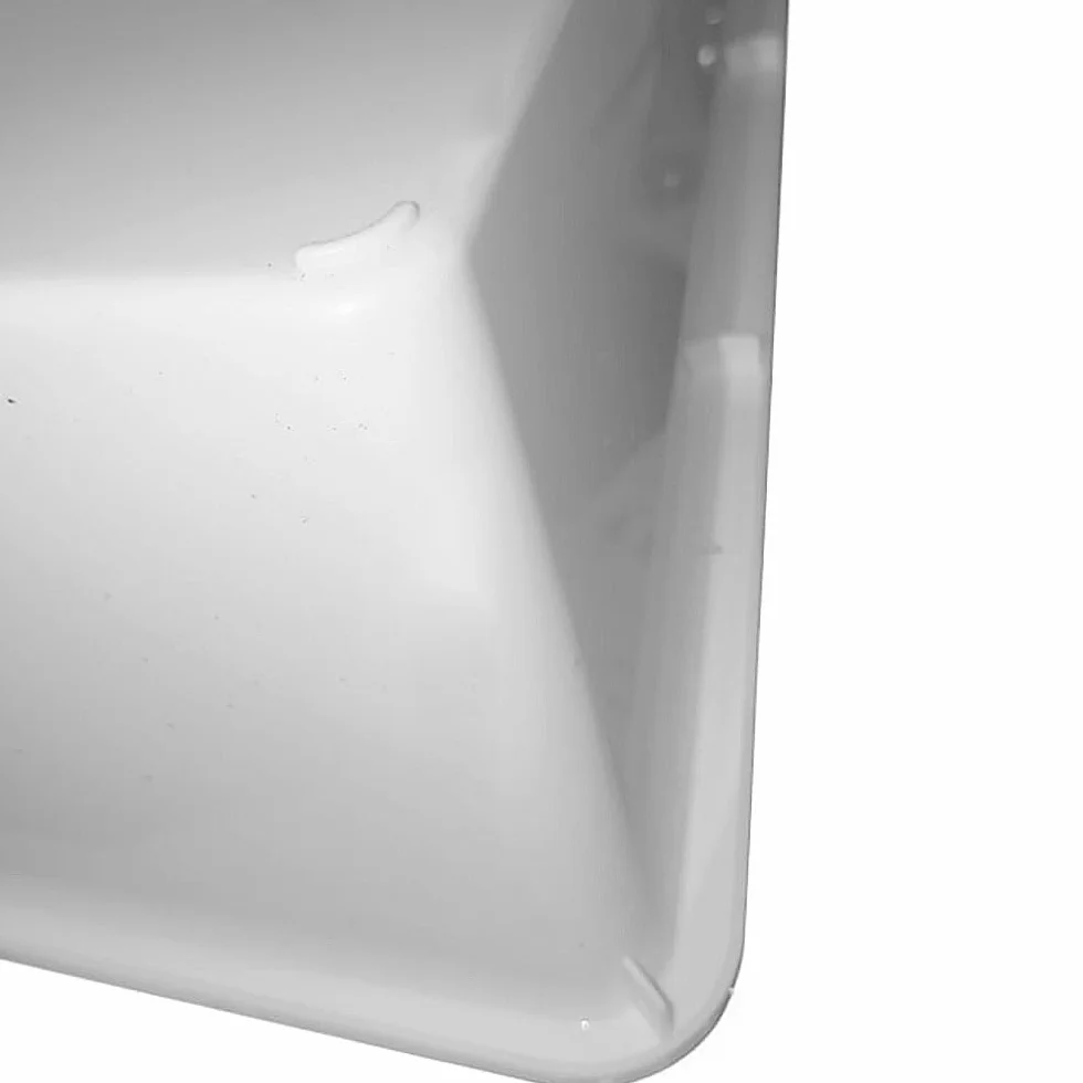 COSE DA CASA Vaschetta frigo bianca 40X30 h11 litri 9.5 bacinella certificata per alimenti conservazone cibi e trasporto ideale uso professionale pizzeria ristoranti hotel pub