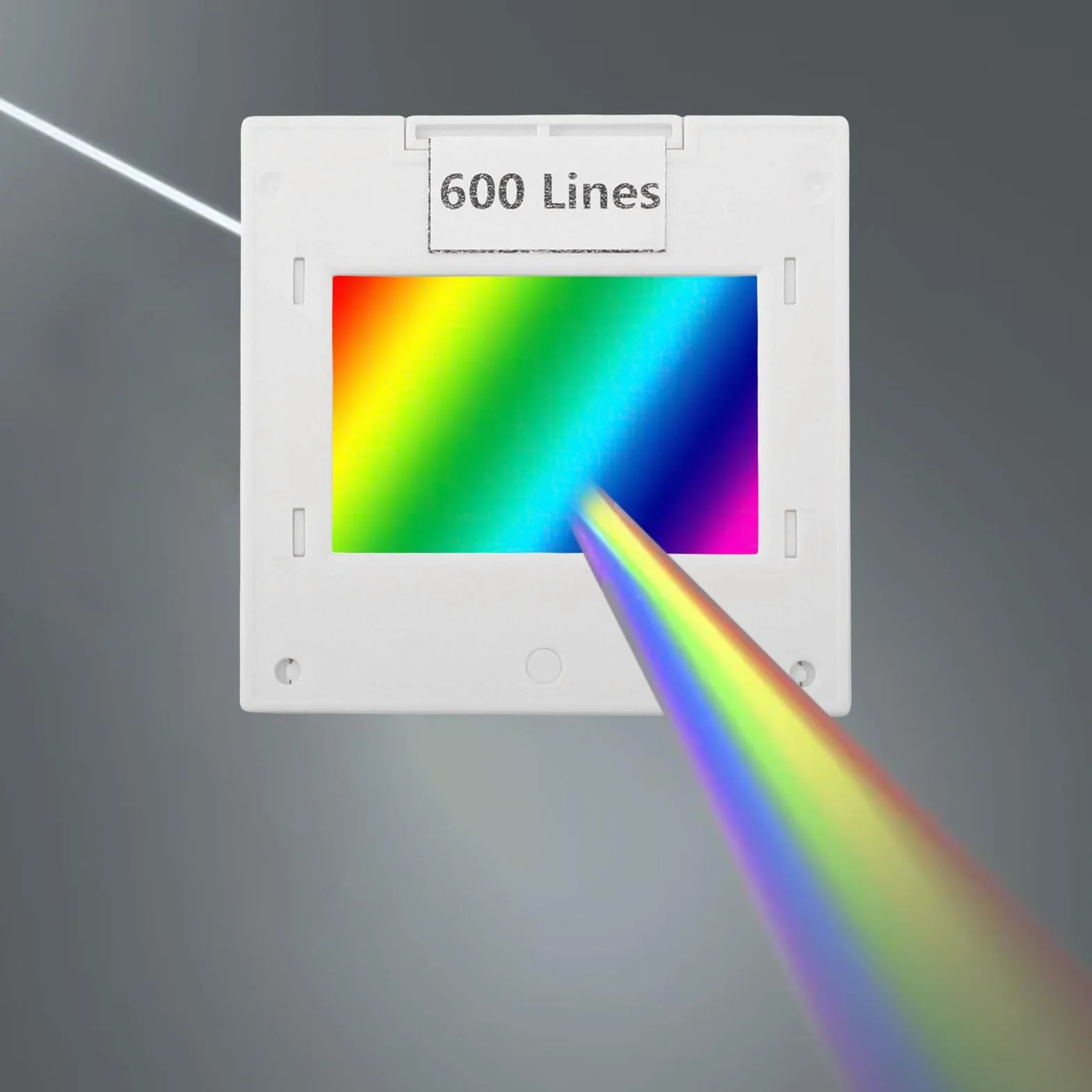 Spettrofotometro con reticoli di diffrazione di linee variabili per studi ottici avanzati (600 linee)