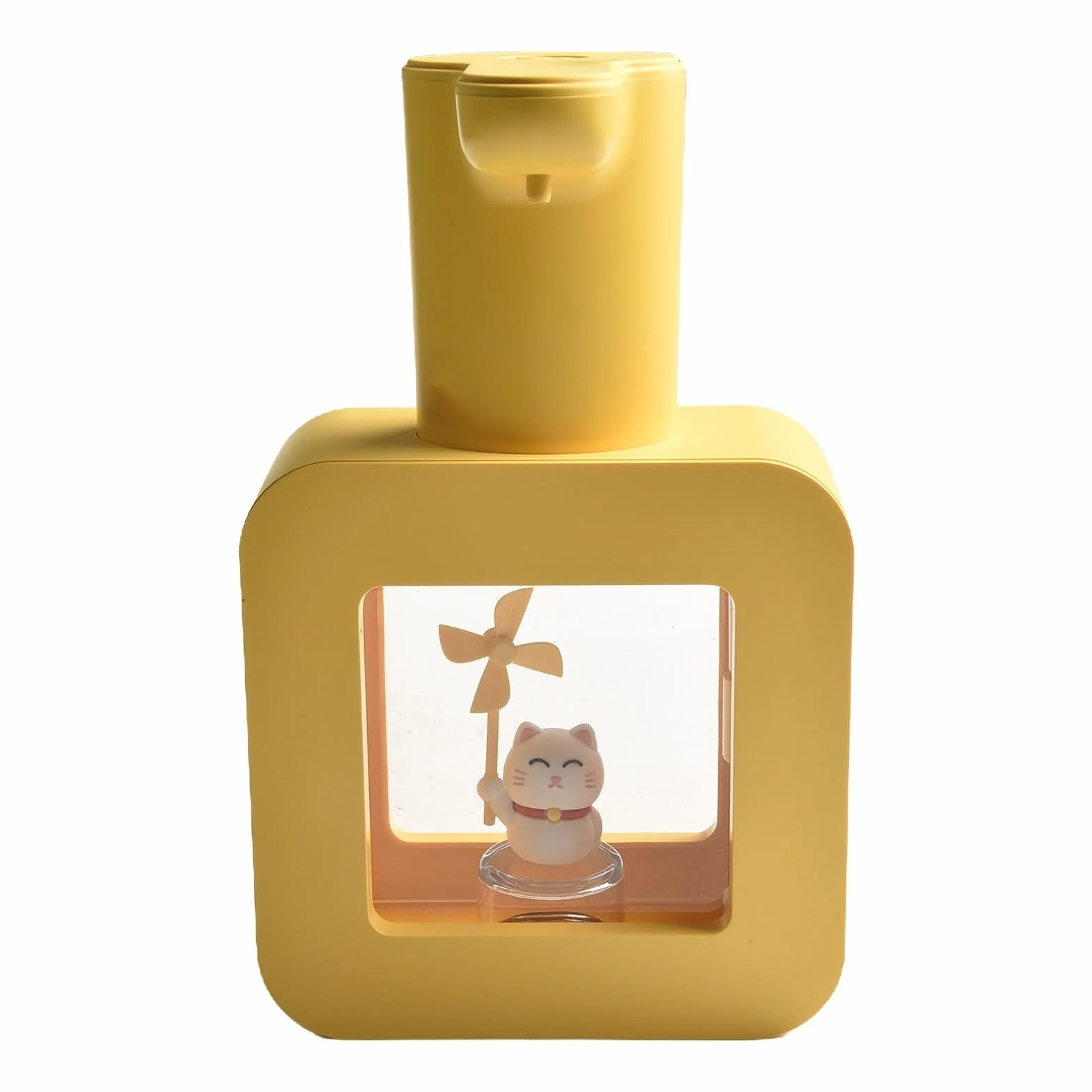 Dispenser automatico di sapone per bambini con capacità di 400 ml, ricaricabile tramite USB, schiuma con promemoria di utilizzo in 20 secondi e funzione impermeabile IPX5 (giallo)