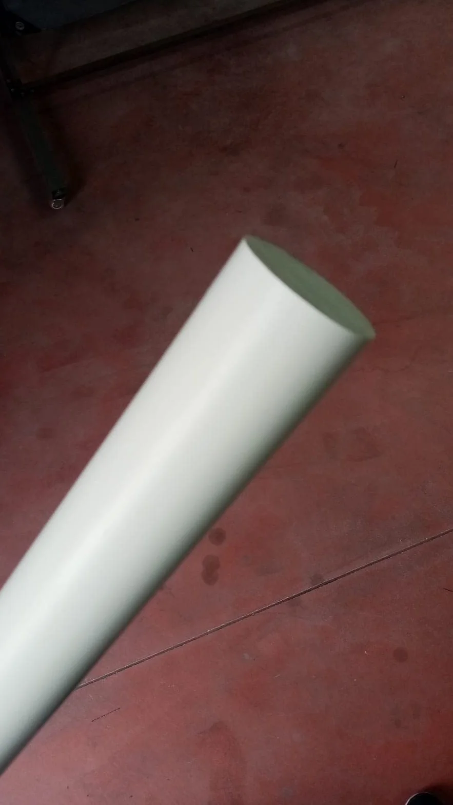 Barra tonda in PVC bianco disponibili Varie diametri e lunghezze (D20X1000mm)