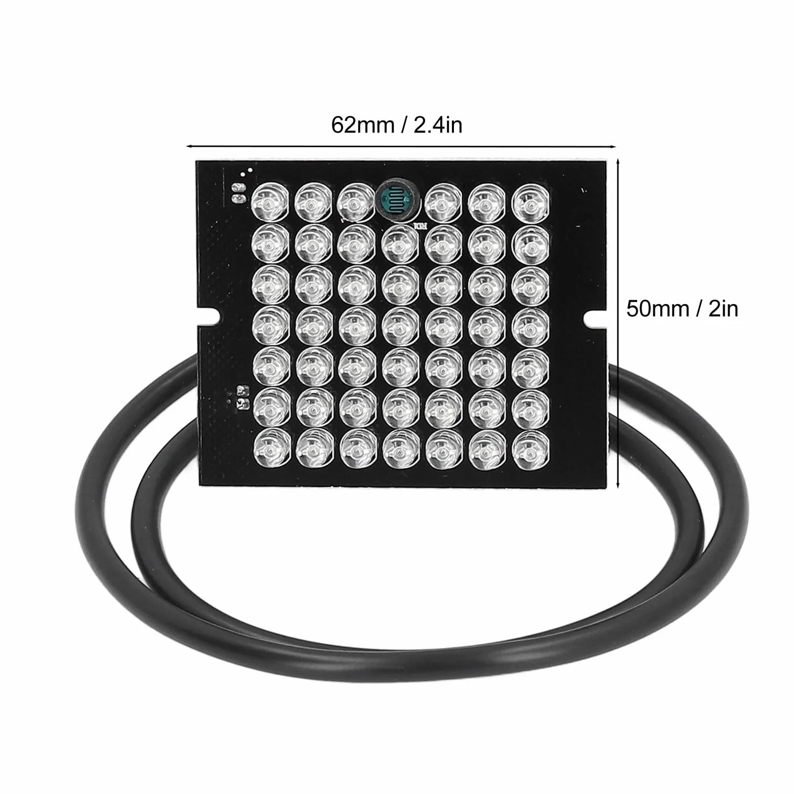 CHICIRIS Pannello Luminoso a Infrarossi IR 940 NM 48 LED per Telecamera di Sicurezza CCTV