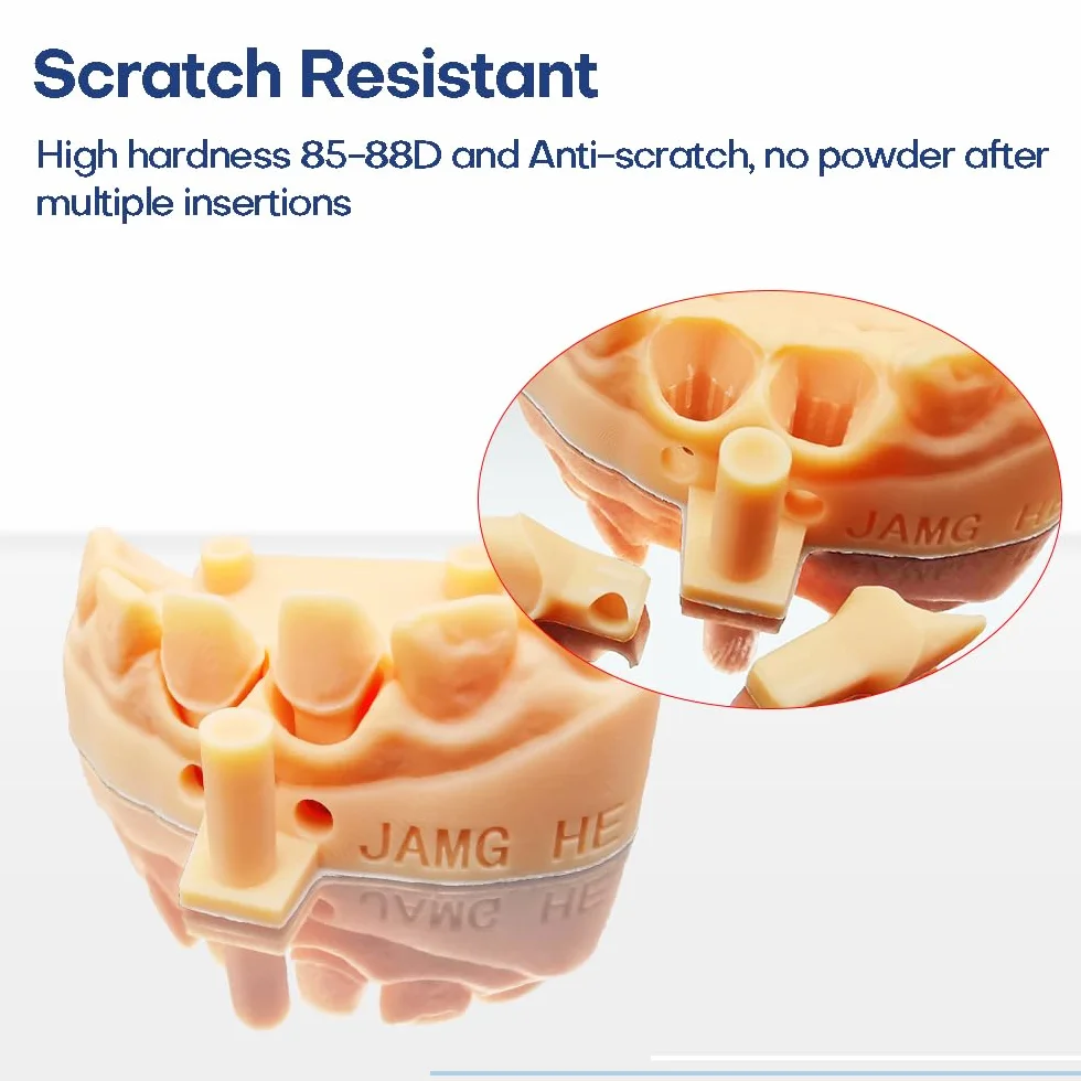 JAMG HE Resina per stampante 3D Dental Pro Model Water Washable Light Grey 500g
