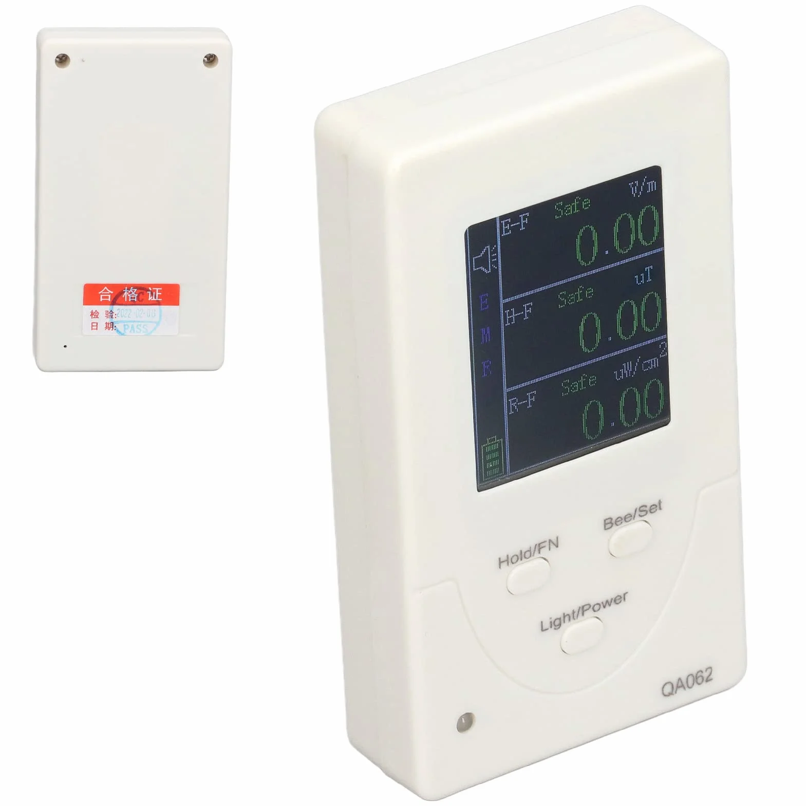 Fafeicy Rilevatore EMF 3 in 1, Misuratore Radiazioni Elettromagnetiche Ricaricabile USB, Display TFT 1,8 Pollici