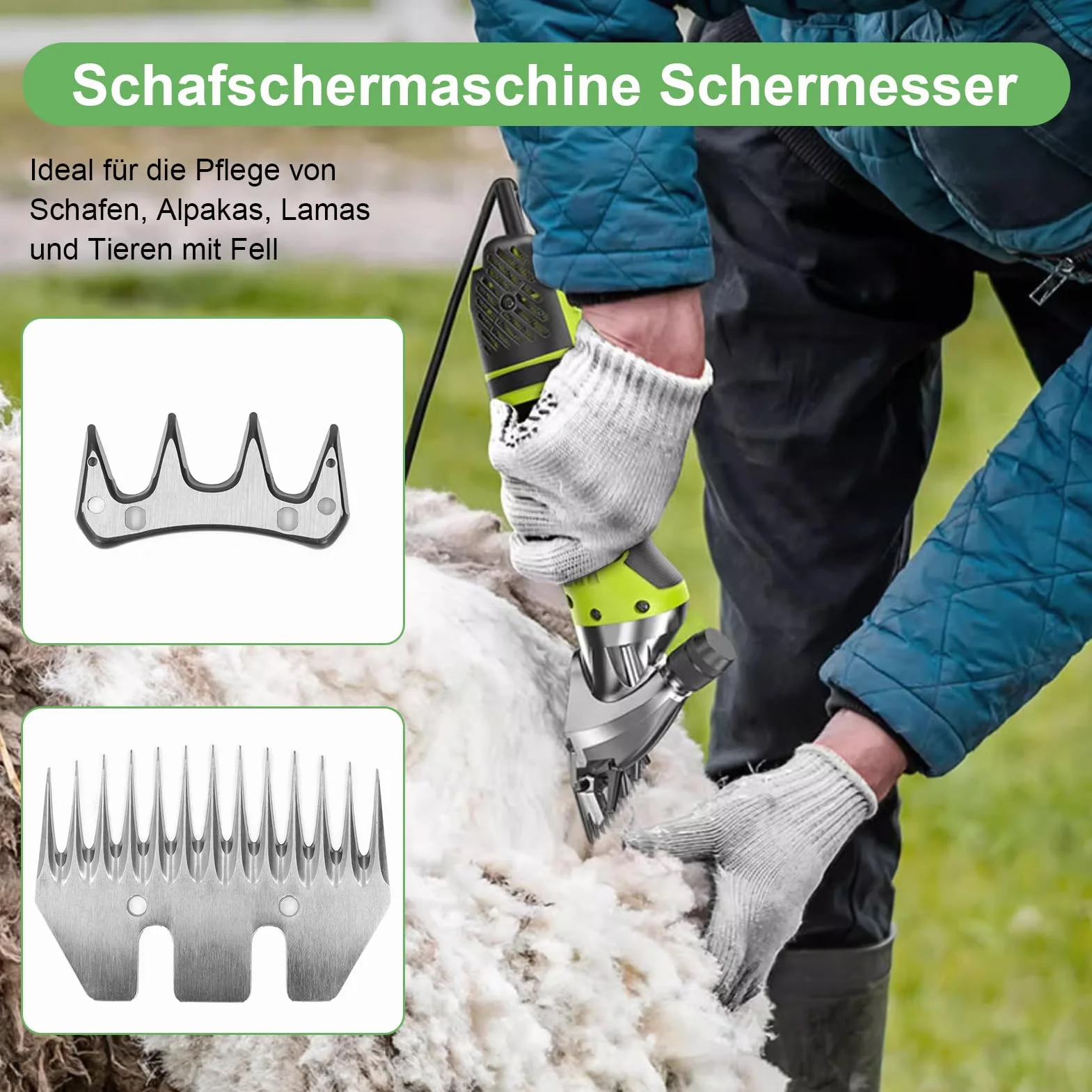 Lama per Tosare le Pecore 13 Denti Elettrica Professionale per Capre Ricambio